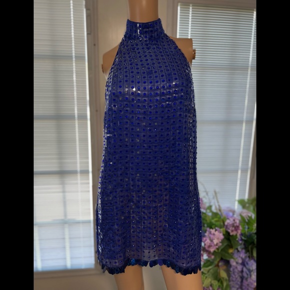 NWT $1290 Raisa Vanessa
Sequin Halter Minidress - Picture 6 of 16